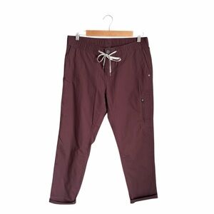 NEW Vuori Ripstop Pants Burgundy Size Medium